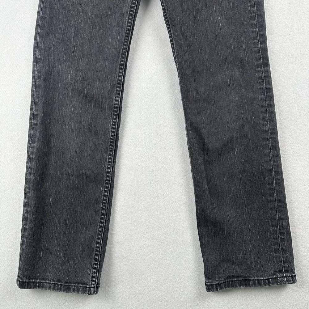 Levi's 514 Men's‎ Denim Jeans Size 29x30 Black Mid-Rise 5 Pockets